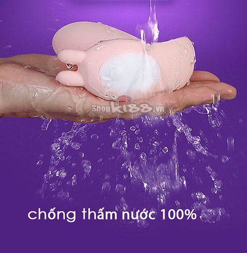 Dương vật mini tai thỏ điều khiển xa mát xa điểm G kích dục