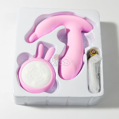 Dương vật mini tai thỏ điều khiển xa mát xa điểm G kích dục