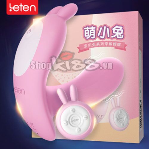 Dương vật mini tai thỏ điều khiển xa mát xa điểm G kích dục