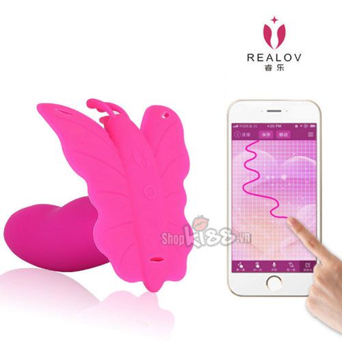 Dương Vật Giả Bướm Rung Realov LYDIA Kích Thích Âm Vật Điểm G