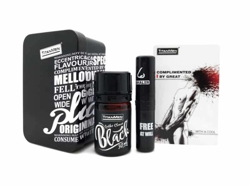 Titanmen Black 30ml Poppers for Heightened Sexual Pleasure