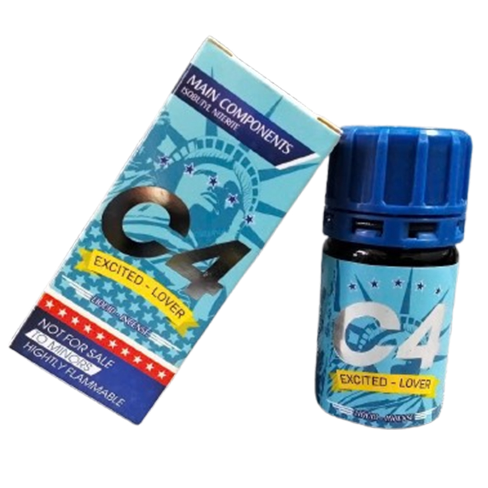 Popper C4 USA 40ml Tăng Hưng Phấn Mạnh Mẽ Không Cồn Popper C4 USA 40ml Tăng Hưng Phấn Mạnh Mẽ Không Cồn