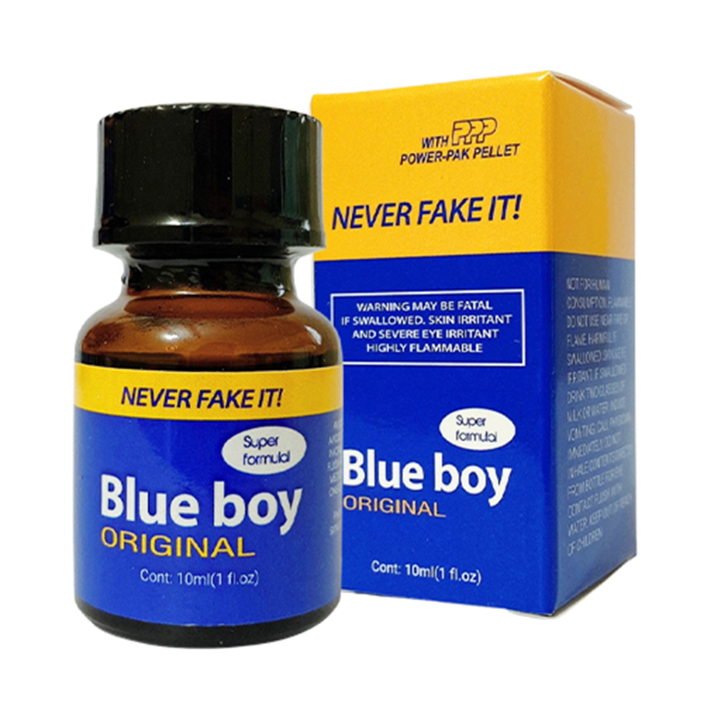 Popper Blue Boy Original 10ml tăng khoái cảm, an toàn sử dụng
