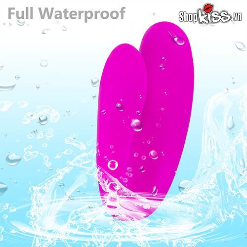 Trứng rung tình yêu điều khiển từ xa 2 điểm 10 chế độ pin sạc chống nước