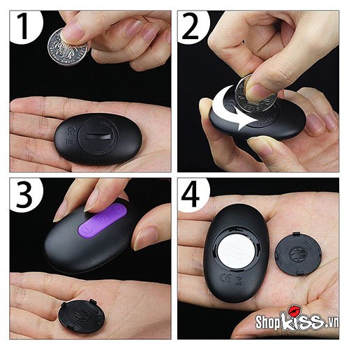Quần lót gắn trứng rung điều khiển từ xa Lovetoy JOY silicon ABS đen