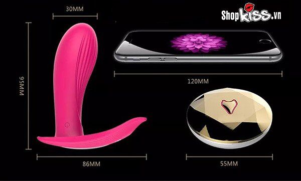 Fox M1 Remote Control G-Spot Silicone Vibrator Pink Friendly