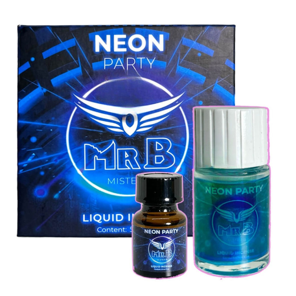 Combo popper Neon Party xanh dạ quang 50ml hàng Mỹ cực mạnh 