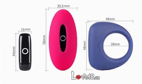Combo đồ chơi tình dục nam nữ rung mạnh điều khiển APP tiện lợi