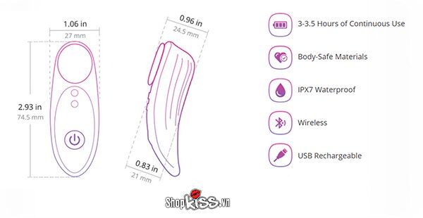 Phân phối Máy rung gắn quần lót nữ bằng lực hít từ tính Lovense Ferri – Điều khiển qua App nhập khẩu Phân phối Máy rung gắn quần lót nữ bằng lực hít từ tính Lovense Ferri – Điều khiển qua App nhập khẩu