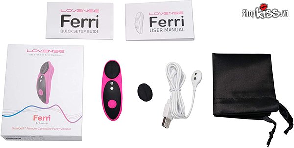 Máy rung Lovense Ferri quần lót từ tính điều khiển app kích thích tối đa