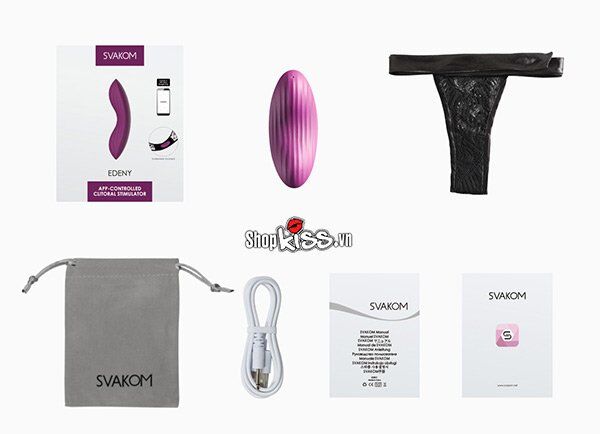  Đại lý Trứng rung gắn quần lót massage âm vật Svakom Edeny giá rẻ