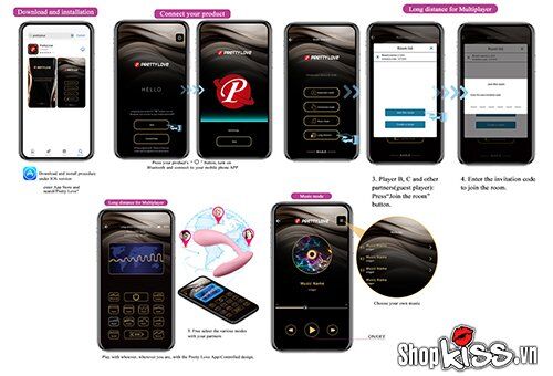  Đánh giá Trứng rung gắn quần lót massage điểm G Prettylove Baird – Điều khiển xa qua app cao cấp