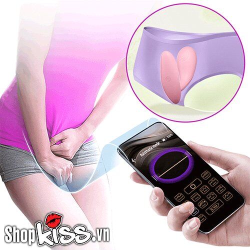 Trứng rung quần lót Prettylove Baird điểm G điều khiển app sướng