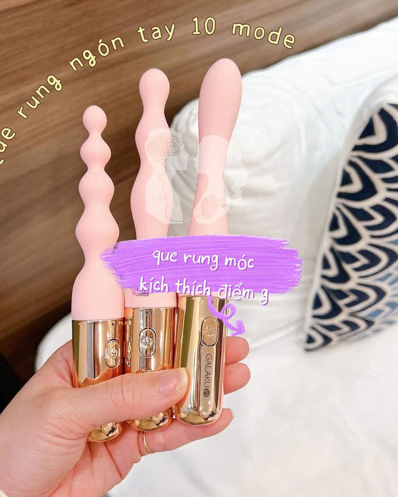 Que Rung Galaku Nhật Bản 20 Chế Độ Rung Cao Cấp Mua Ngay