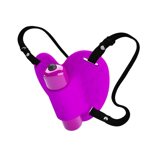 Trứng rung gắn dây đeo massage âm vật Pretty Love Clitoral Heartbeat