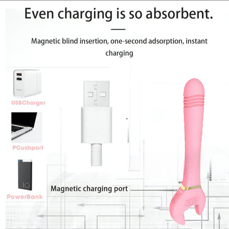 Que Rung Cờ Lê Ngụy Trang 10 Chế Độ Rung Sạc USB Cao Cấp