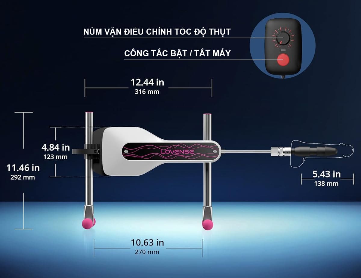 Máy Thủ Dâm Lovense Mini Sex Machine Điều Khiển Từ Xa Máy Thủ Dâm Lovense Mini Sex Machine Điều Khiển Từ Xa