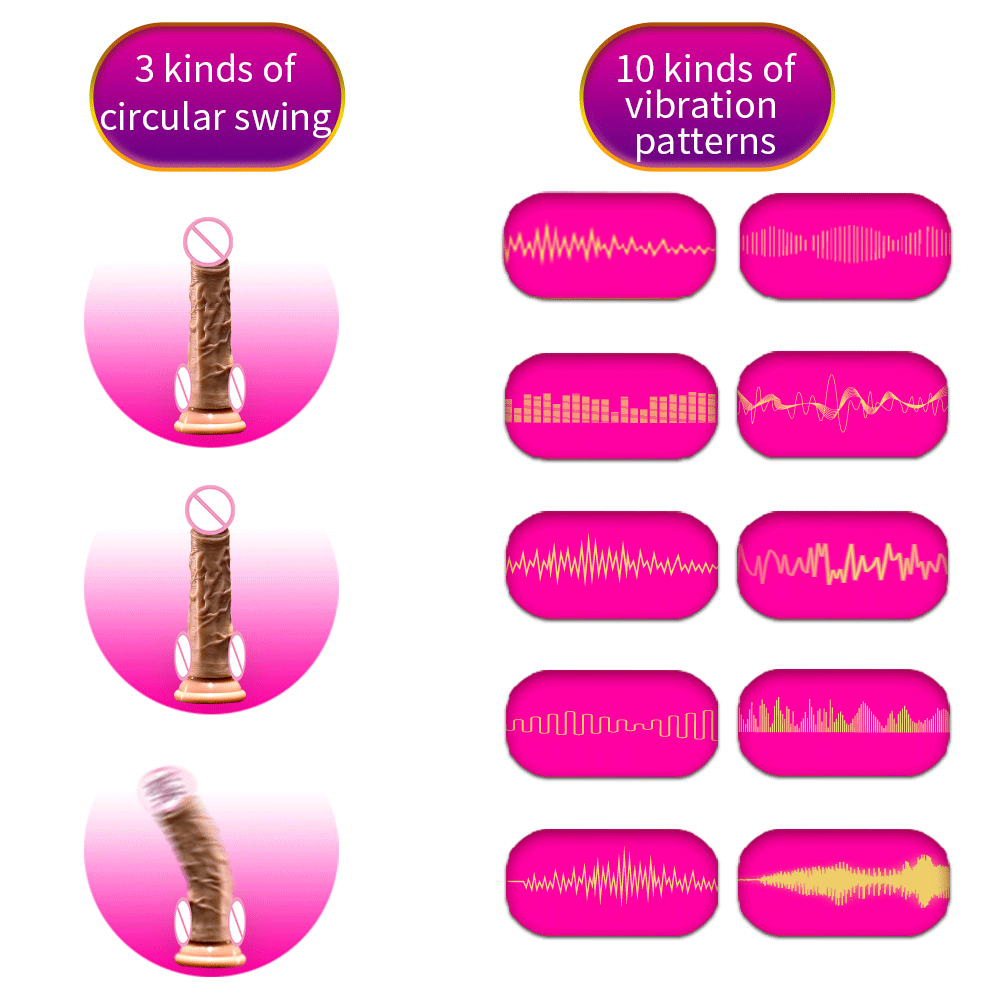 Dương vật giả YEAIN Devil sưởi ấm rung ngoáy mạnh, điều khiển từ xa