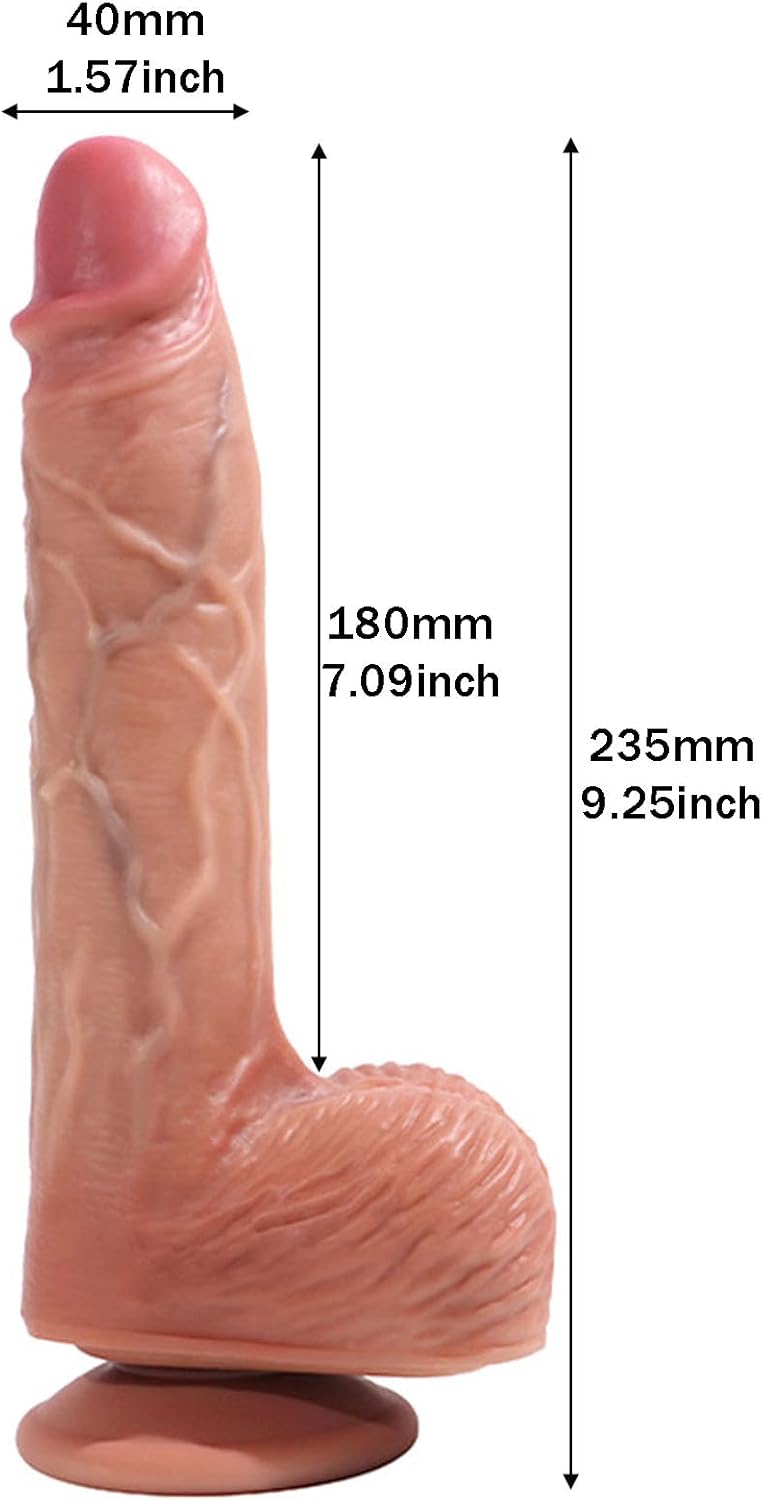 Dương Vật Giả Yeain Cao Cấp Real Dildo Rung Ngoáy Thụt Tỏa Nhiệt - 23.5cm