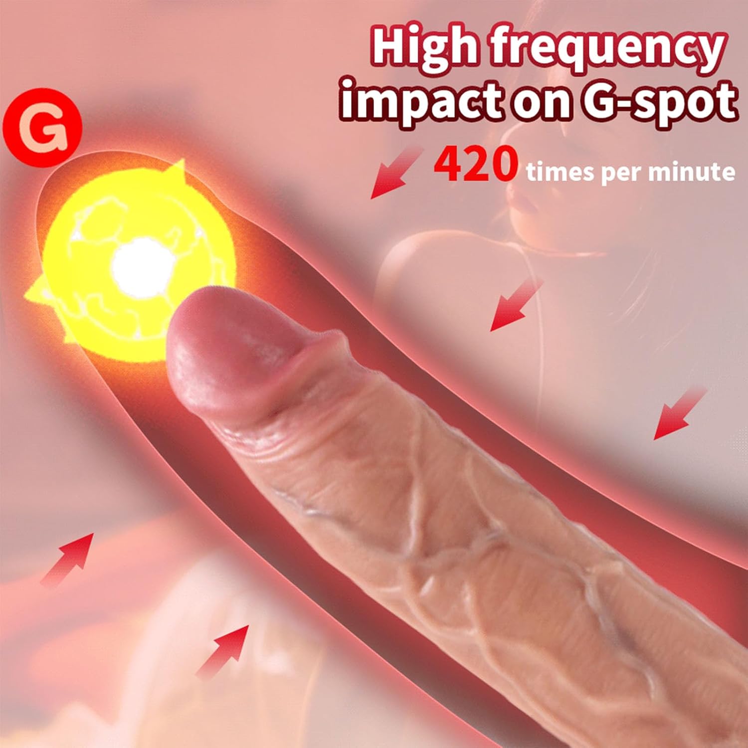 Dương Vật Giả Yeain Cao Cấp Real Dildo Rung Ngoáy Thụt Tỏa Nhiệt - 23.5cm