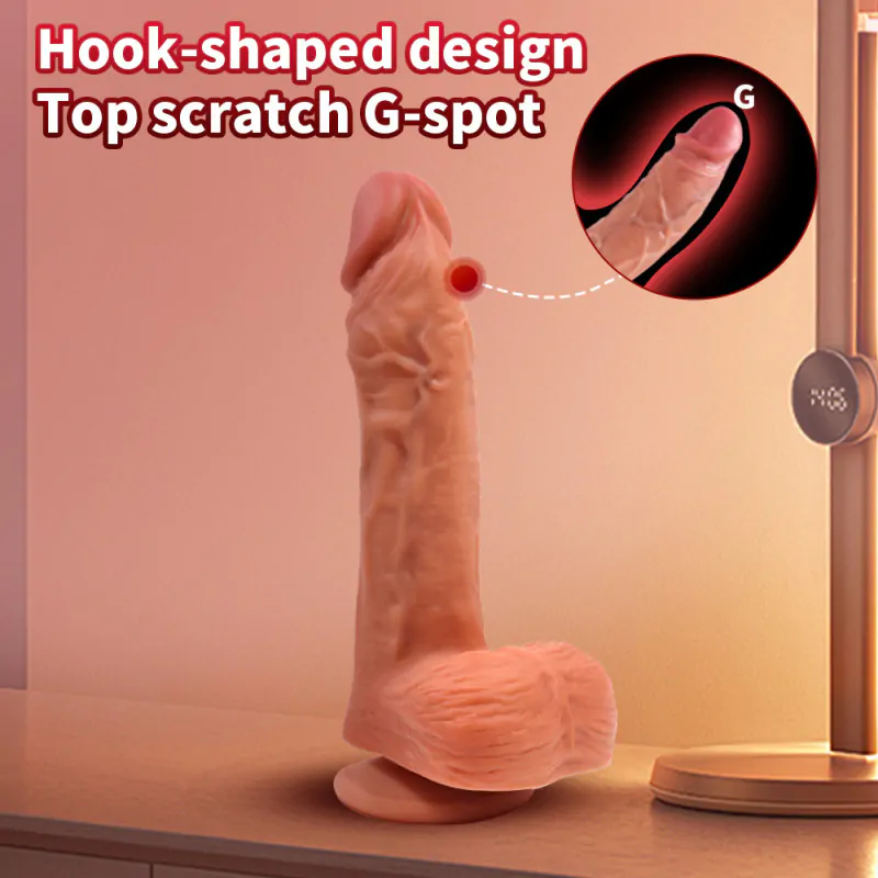 Dương Vật Giả Yeain Cao Cấp Real Dildo Rung Ngoáy Thụt Tỏa Nhiệt - 23.5cm