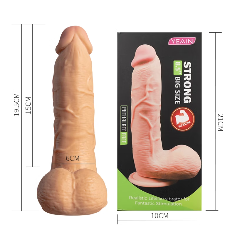 Dương Vật Giả YEAIN 8.5″ Siêu Thực Có Giác Hút Mềm Mại