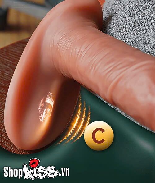 Dương vật giả gắn quần chip rung thụt tỏa nhiệt điều khiển remote