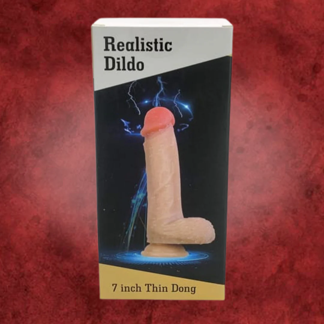 Dương vật giả Realistic Dildo 7inch có đế hít màu da thật Dương vật giả Realistic Dildo 7inch có đế hít màu da thật