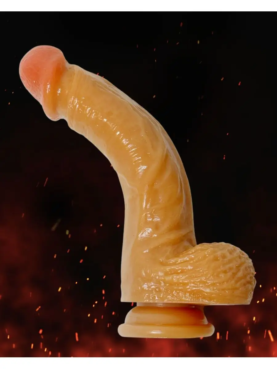 Dương vật giả Realistic Dildo 7inch có đế hít màu da thật Dương vật giả Realistic Dildo 7inch có đế hít màu da thật