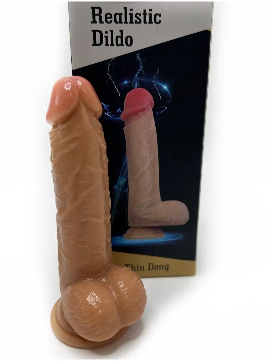 Dương vật giả Realistic Dildo 7inch có đế hít màu da thật Dương vật giả Realistic Dildo 7inch có đế hít màu da thật