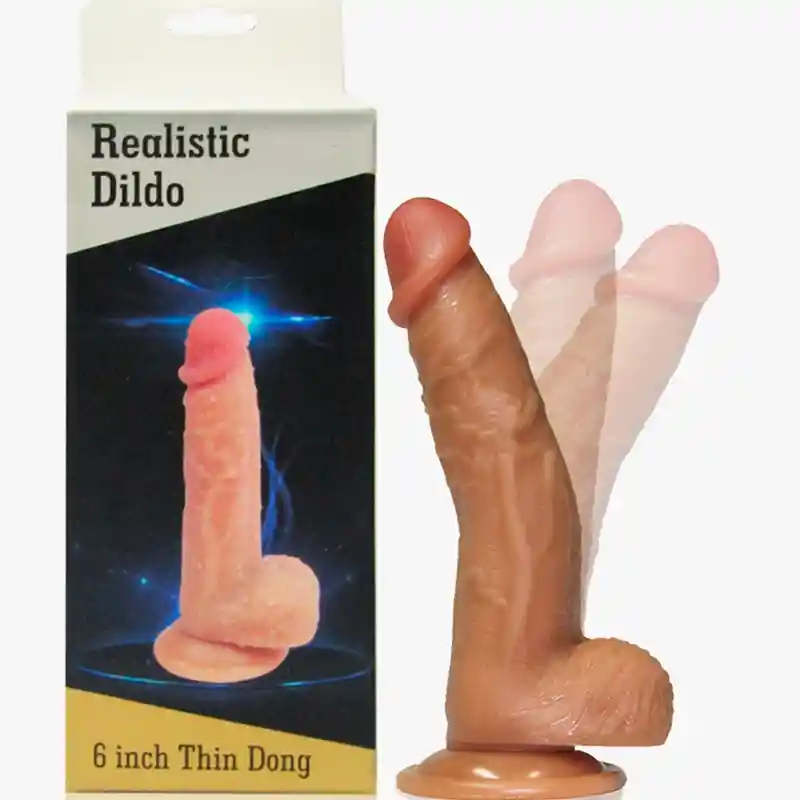 Dương Vật Giả Realistic 6 Inch Silic Thật Như Đời Kích Thước Lý Tưởng Dương Vật Giả Realistic 6 Inch Silic Thật Như Đời Kích Thước Lý Tưởng