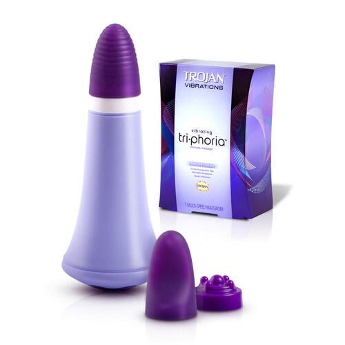  Review Máy mát xa thay đầu Vibrating Tri-phoria Trojan giá rẻ