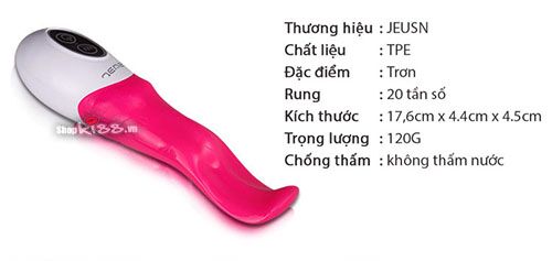 JEUSN G-spot licking tongue stimulator vibrator
