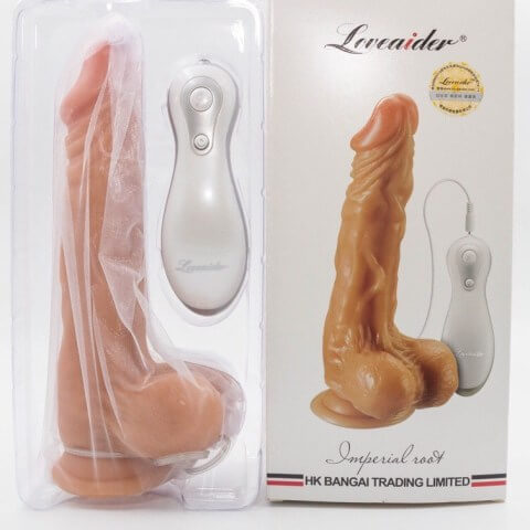 Dương vật giả gắn tường rung cao cấp Loveaider Imperial Root mềm
