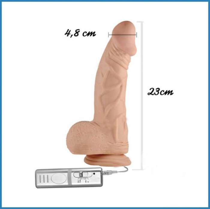 Dương vật giả rung hít tường Lovetoy Real Extreme kích thích mạnh mẽ