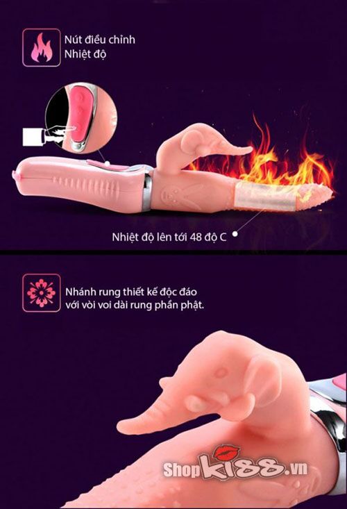  Cửa hàng bán Dương vật gai mềm Elephant Heating rung ngoáy sưởi ấm giá rẻ