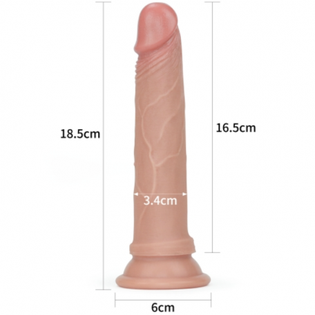 Dương Vật Giả Lovetoy 7.0 USA Siêu Mềm Dẻo Hít Tường Cao Cấp