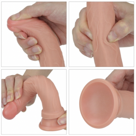 Dương Vật Giả Lovetoy 7.0 USA Siêu Mềm Dẻo Hít Tường Cao Cấp