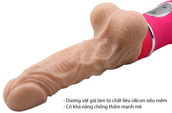 Dương vật giả Ailighter rung thụt tỏa nhiệt 45°C cao cấp nữ dùng