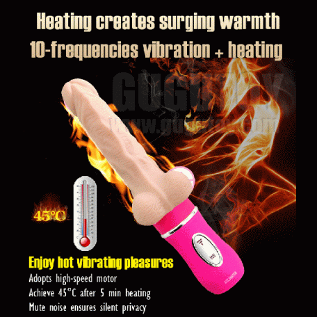 Dương vật giả Ailighter rung thụt tỏa nhiệt 45°C cao cấp nữ dùng