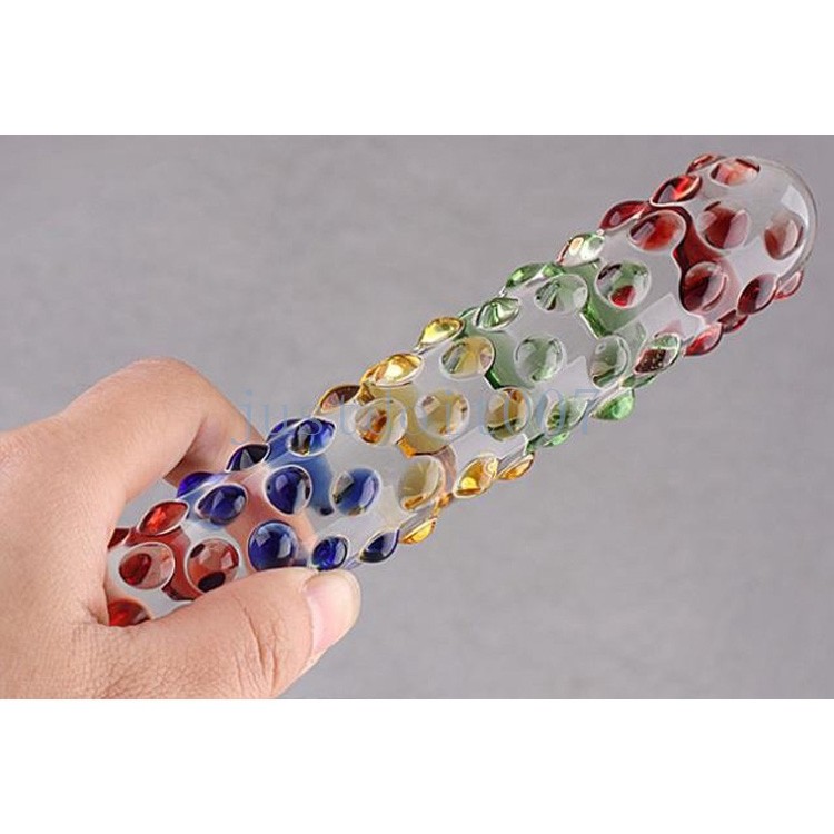 Dương vật giả thủy tinh gai nổi thủy tinh Borosilicate an toàn