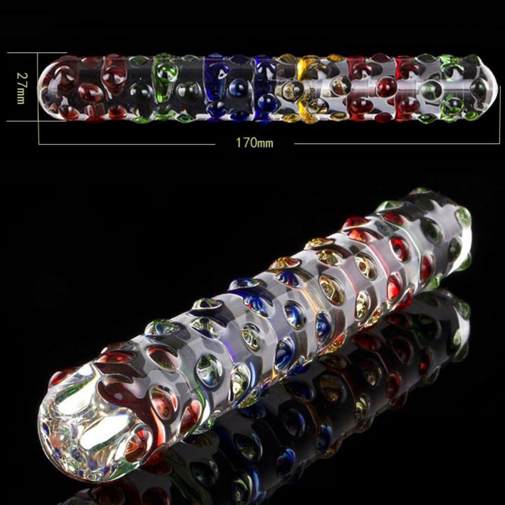 Dương vật giả thủy tinh gai nổi thủy tinh Borosilicate an toàn