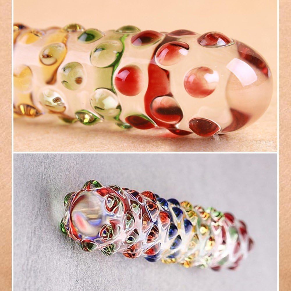 Dương vật giả thủy tinh gai nổi thủy tinh Borosilicate an toàn