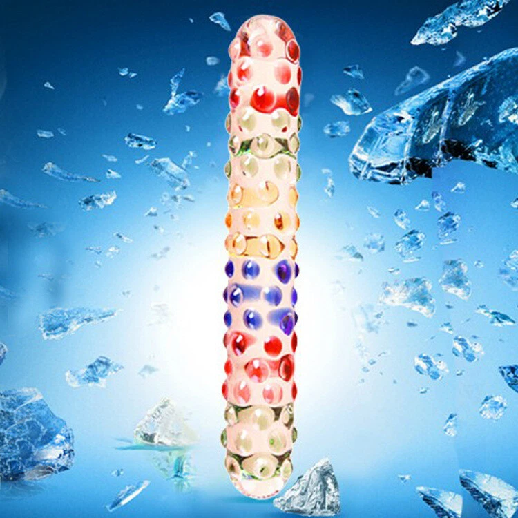 Dương vật giả thủy tinh gai nổi thủy tinh Borosilicate an toàn