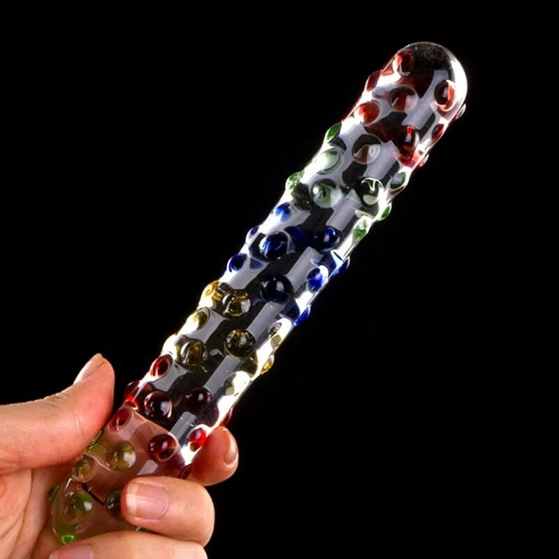 Dương vật giả thủy tinh gai nổi thủy tinh Borosilicate an toàn