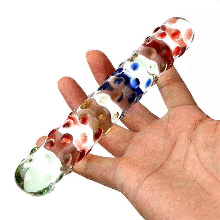 Dương Vật Giả Thủy Tinh Borosilicate Đa Hình Gai Kích Thích - Dễ Dùng