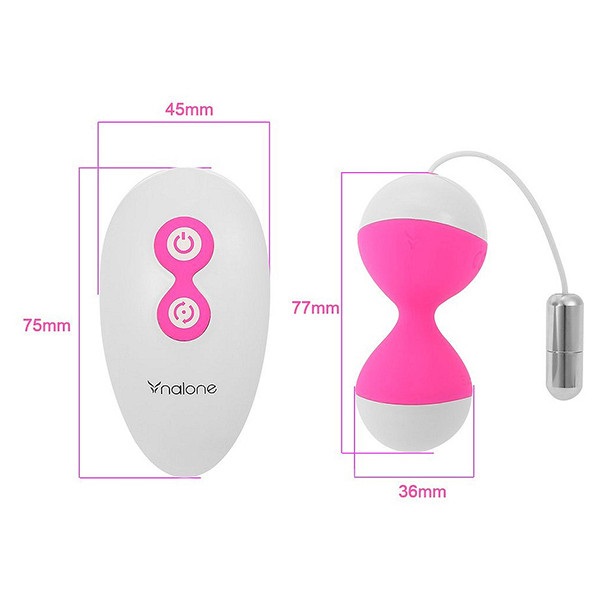 Trứng rung Nalone Miu Miu 2 đầu điều khiển từ xa cao cấp