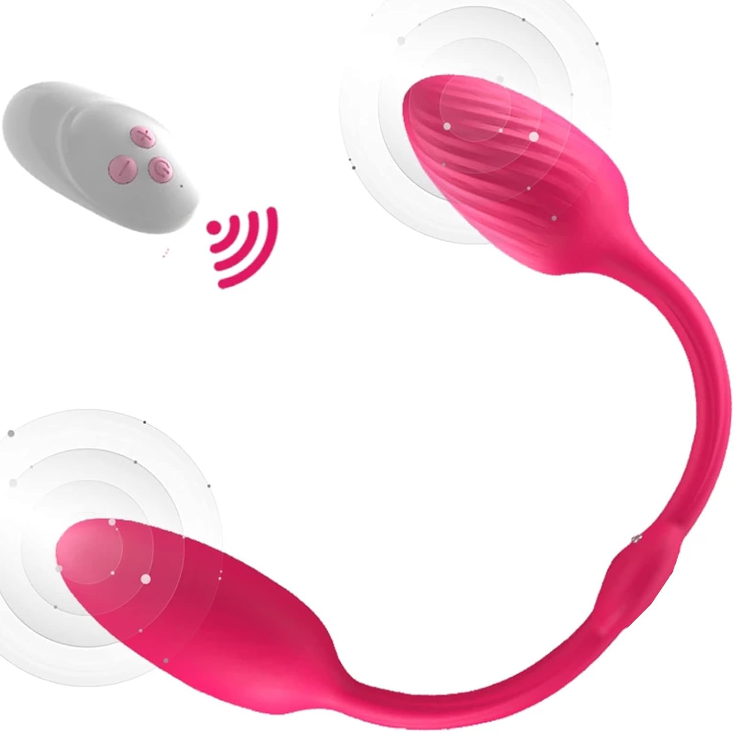 Trứng Rung Hai Đầu YcsLust Silicone Y Tế Remote Tình Dục