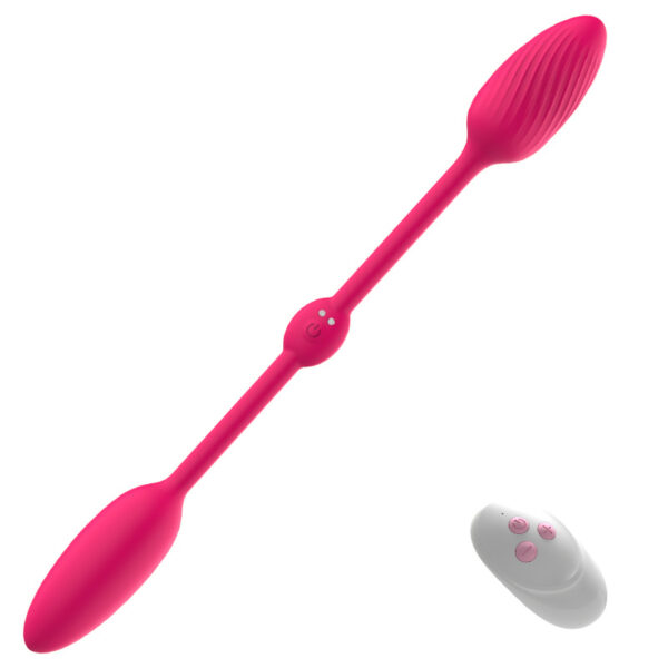 Trứng Rung Hai Đầu YcsLust Silicone Y Tế Remote Tình Dục
