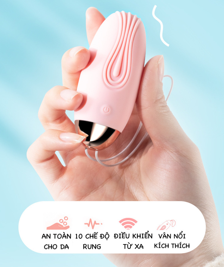 Trứng Rung Lilo Sạc USB Remote Điều Khiển Từ Xa Massage Điểm G